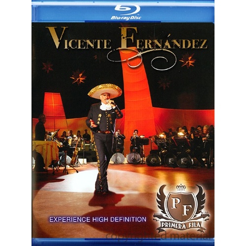 Calor apagado muy agradable Vicente Fernandez: Primera Fila Blu-ray Disc Title Details - 886974549598 -  Blu-rayStats.com